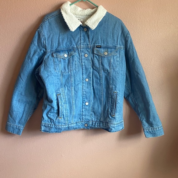 Wrangler Jackets & Blazers - Wrangler Blue Denim Women’s Jacket with White Collar